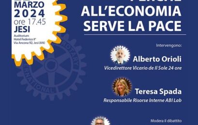 “Perché all’economia serve la pace”