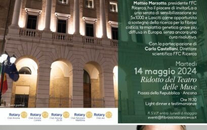 Teatro delle Muse con la Fondazione Ricerca Fibrosi cistic