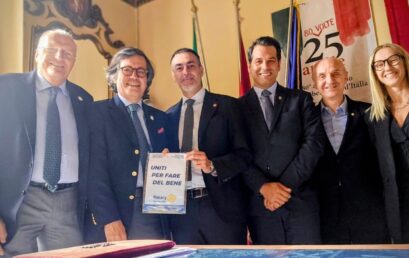 Martedì 7 ottobre con il Governatore del nostro Distretto 2090 Roberto Calai.